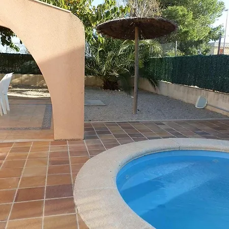 Casa Cerca Del Mar Con Piscina Privada, Wifi Gratis, Aire Opcional, Admite Mascotas Y Playa Perros - Es-184-4 *